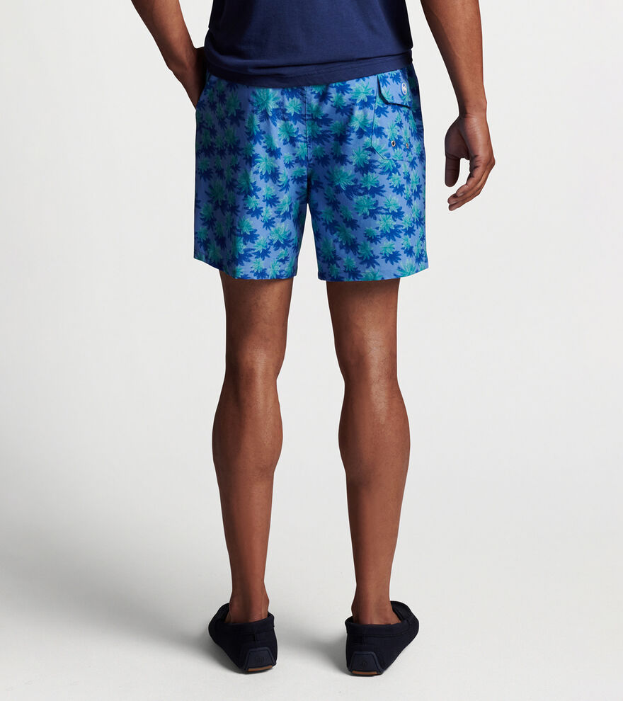 Aerial Palms Swim Trunk image number 3