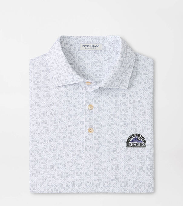 Cooperstown Colorado Rockies Bases Loaded Performance Jersey Polo