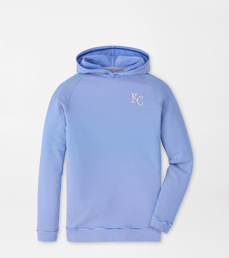 Kansas City Royals Pine Youth Sugar Stripe Performance Hoodie image number 1