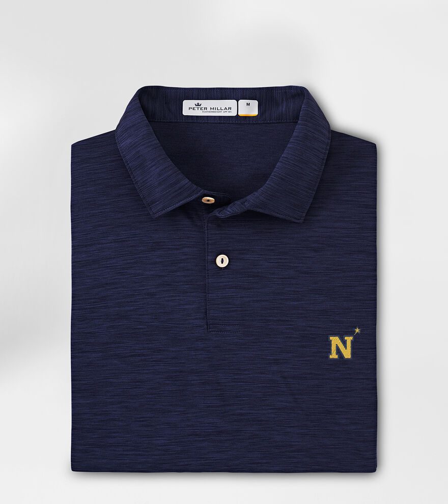 Naval Academy Featherweight Melange Polo image number 1
