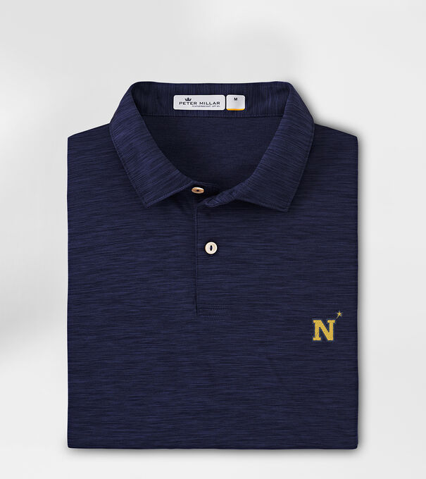 Naval Academy Featherweight Melange Polo