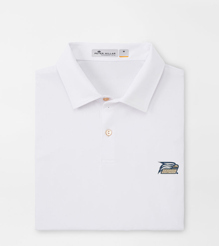 Georgia Southern Featherweight Melange Polo image number 1