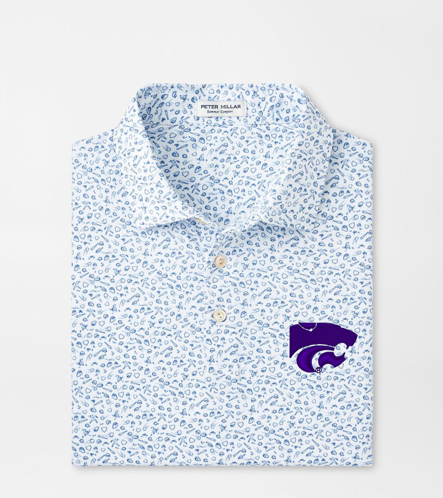 Kansas State Batter Up Performance Jersey Polo image number 1