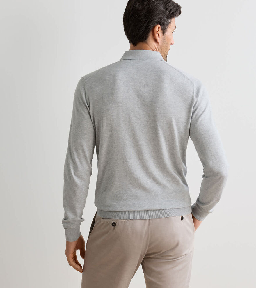 Mariner Sea Island Cotton Sweater Polo - Alternate Image 2