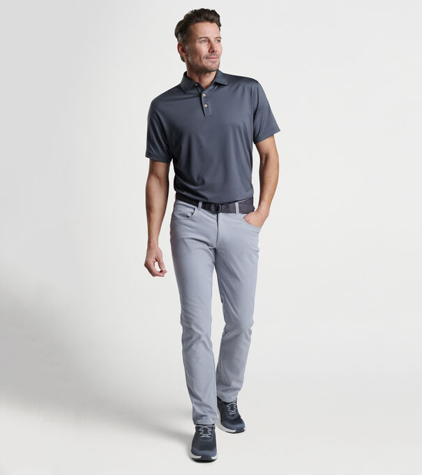 Solid Performance Jersey Polo (Sean Self Collar)