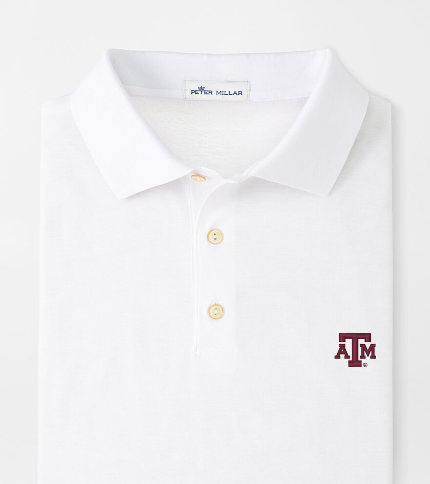 Texas A&M Solid Cotton Polo image number 1