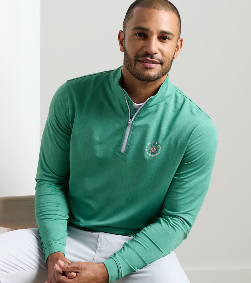 126th U.S. Open Perth M&eacute;lange Performance Quarter-Zip image number 2