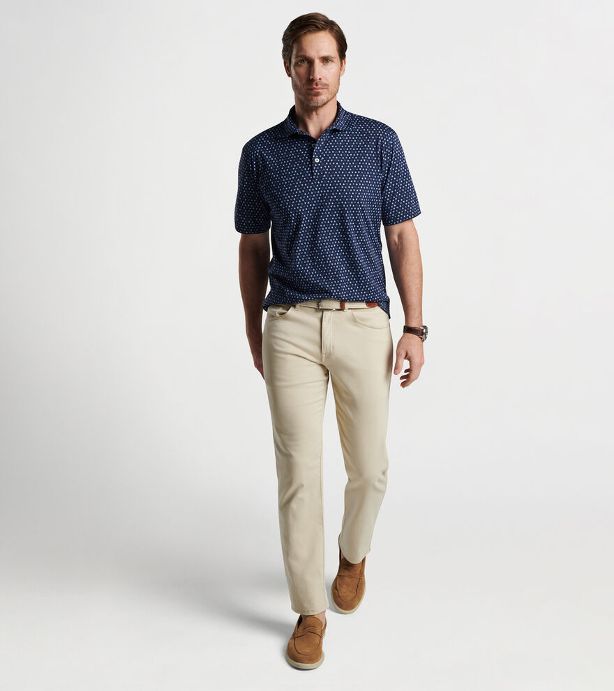 Pilot Mill Epic Solo Printed Short-Sleeve Polo image number 2