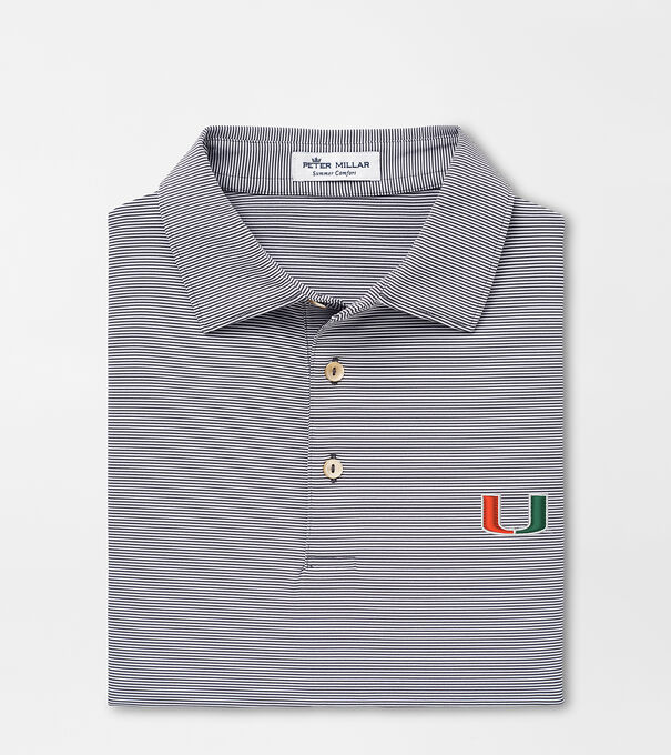 Miami Jubilee Stripe Performance Polo