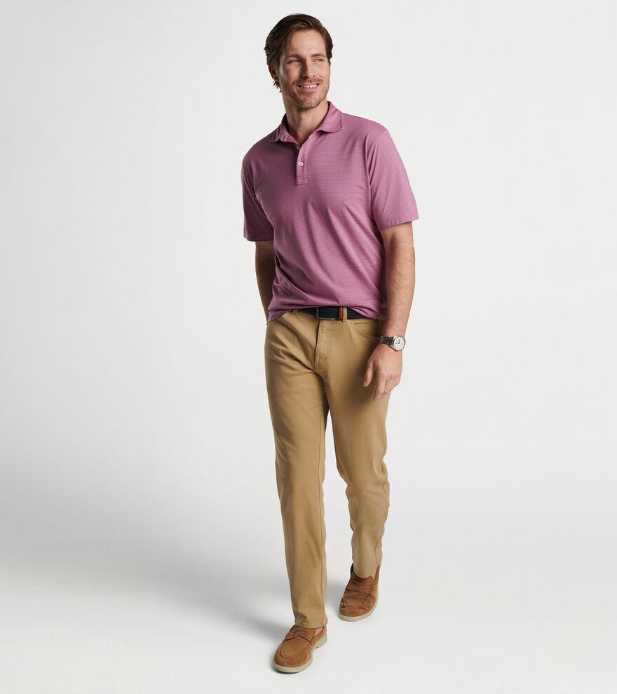 Pilot Mill Halifax Stripe Short-Sleeve Polo image number 2