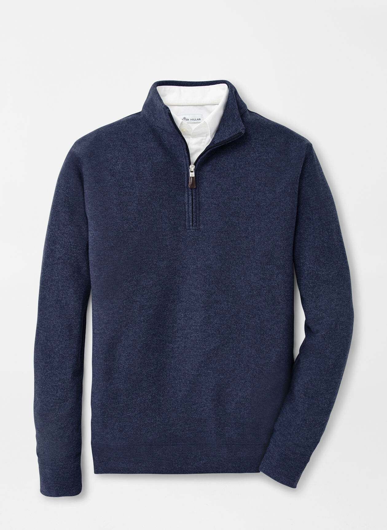 Peter millar melange fleece quarter zip on sale