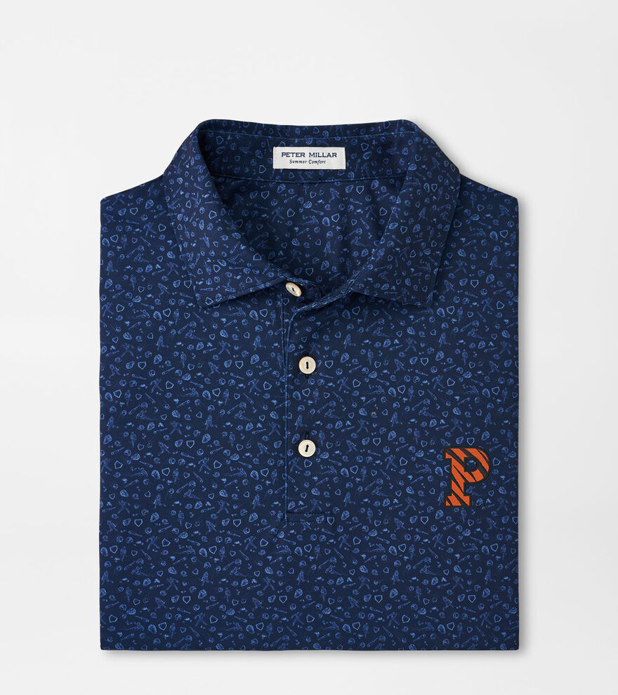 Princeton Tigers Batter Up Performance Jersey Polo image number 1