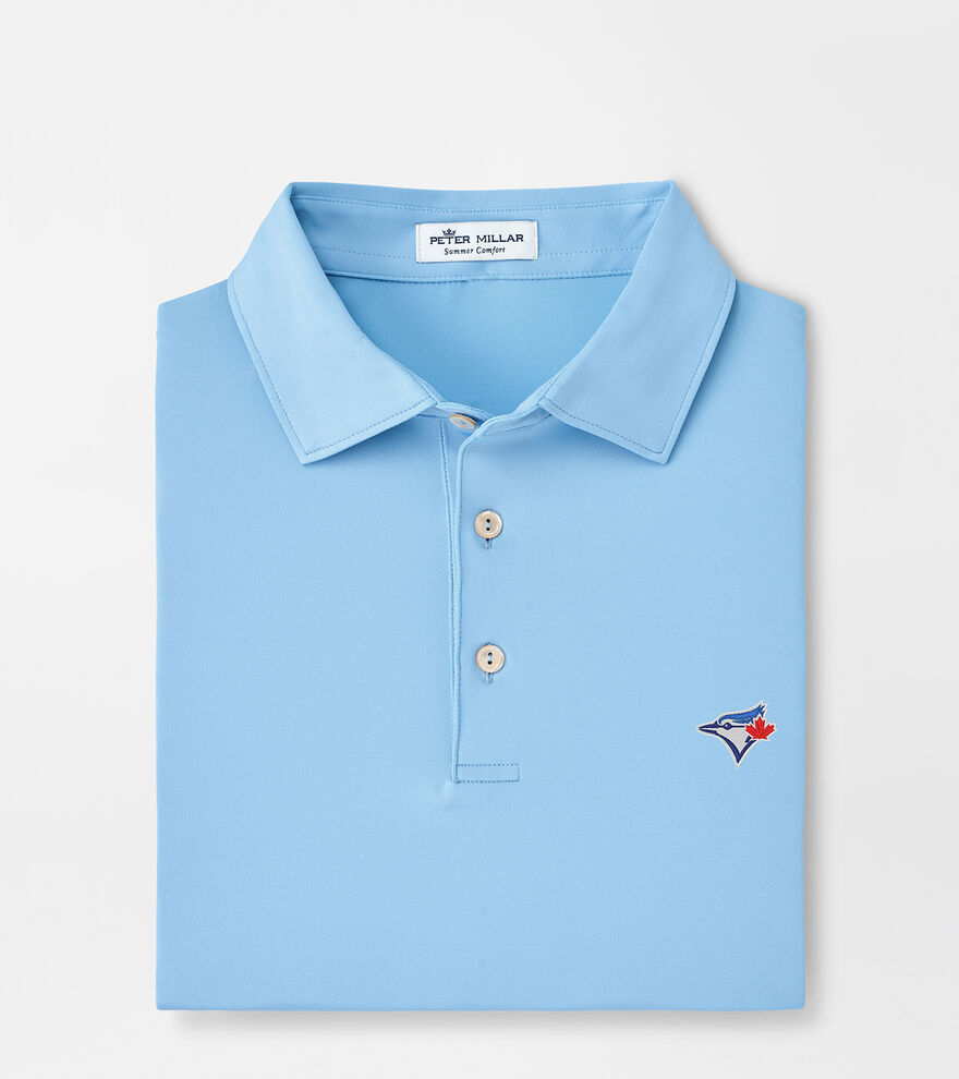 Toronto Blue Jays Solid Performance Jersey Polo image number 1