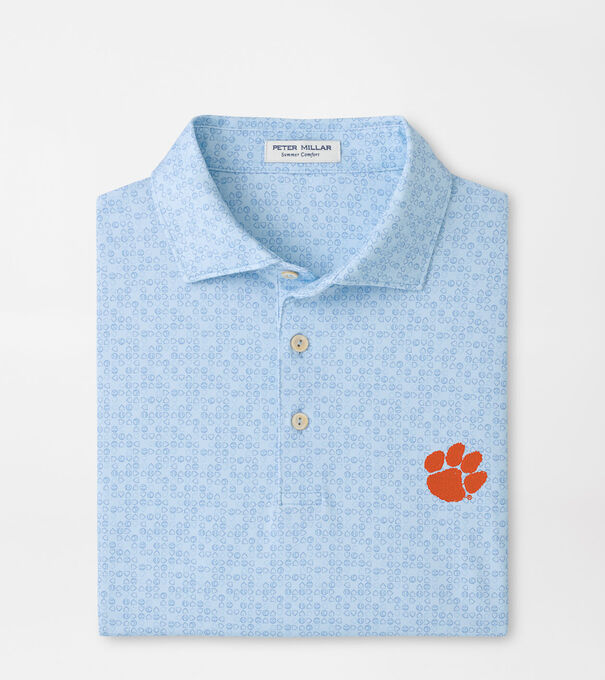 Clemson Bases Loaded Performance Jersey Polo