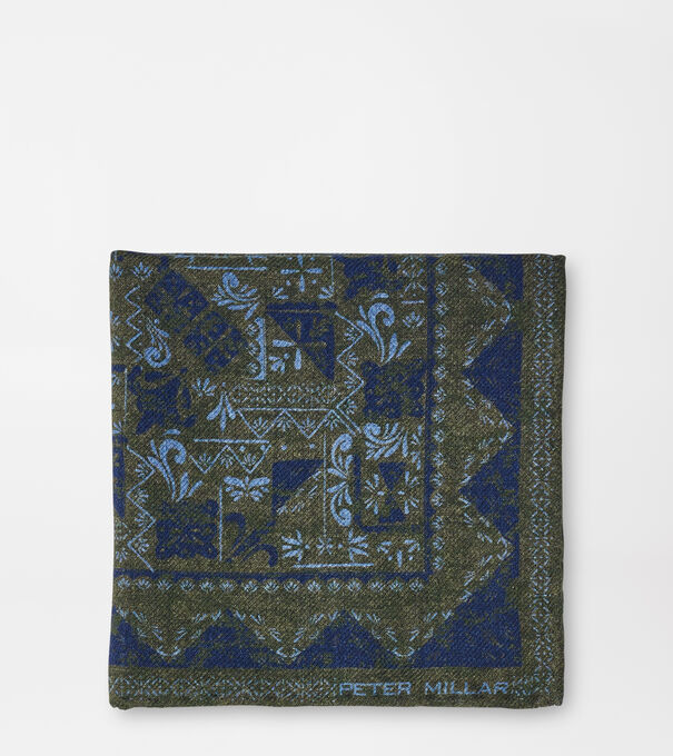 Patched Tile Pocket Square