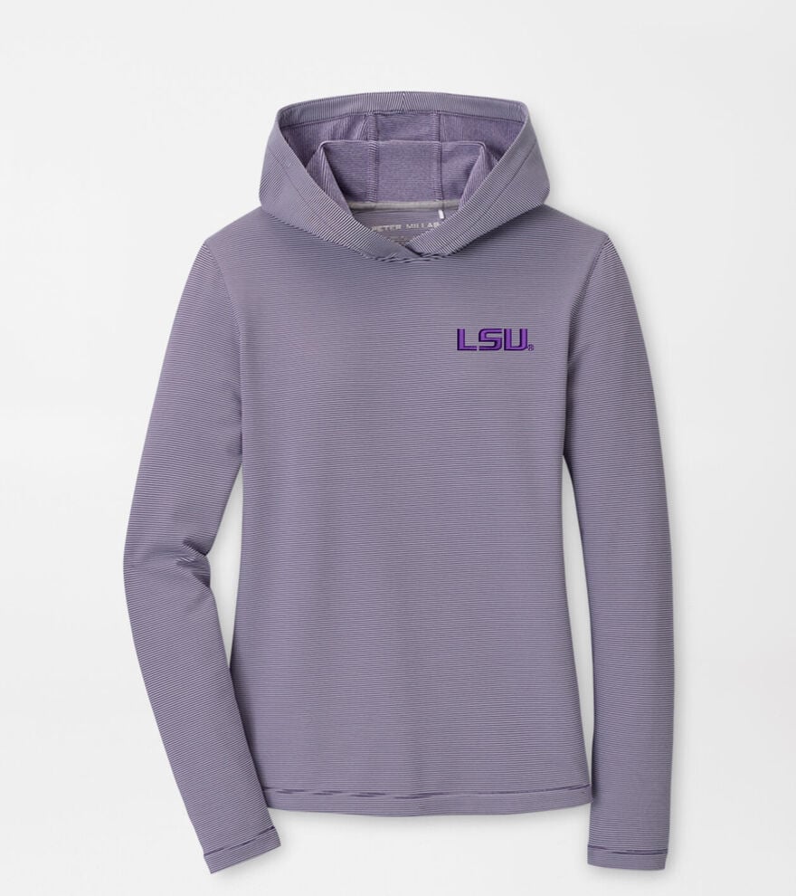 LSU Women's Pine Sugar Stripe Performance Hoodie image number 1