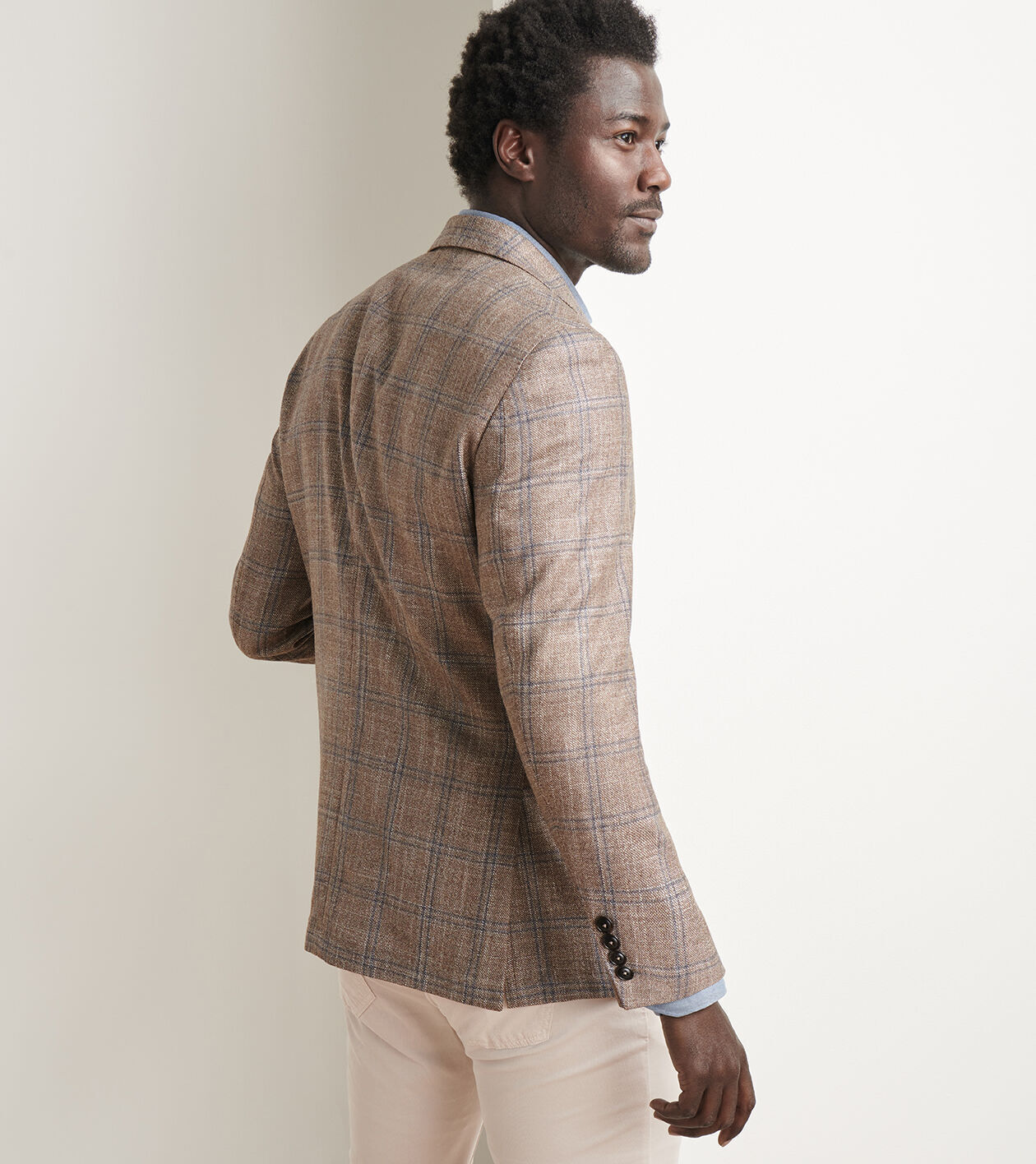 Leroy Windowpane Soft Jacket | Men's Sport Coats | Peter Millar