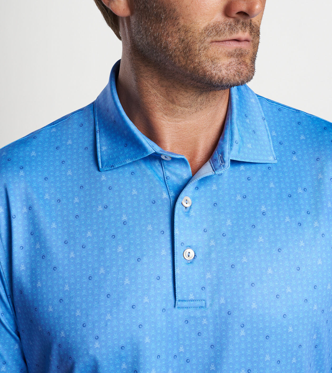Skull In One Performance Jersey Polo