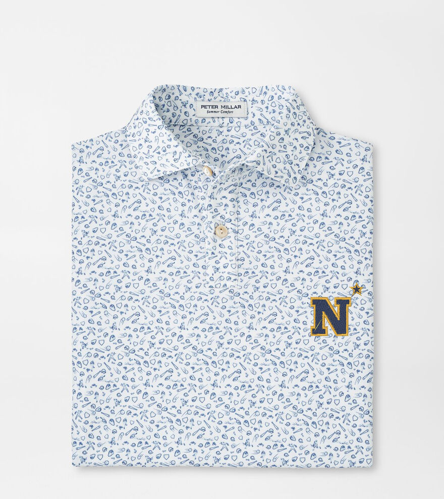 Naval Academy Batter Up Youth Performance Jersey Polo image number 1