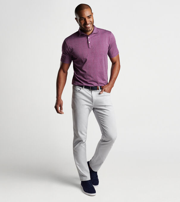 Pilot Mill Dragonfly Printed Short-Sleeve Polo