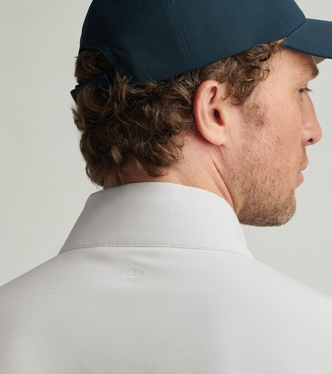 Crown Comfort Pullover Light Grey | Peter Millar