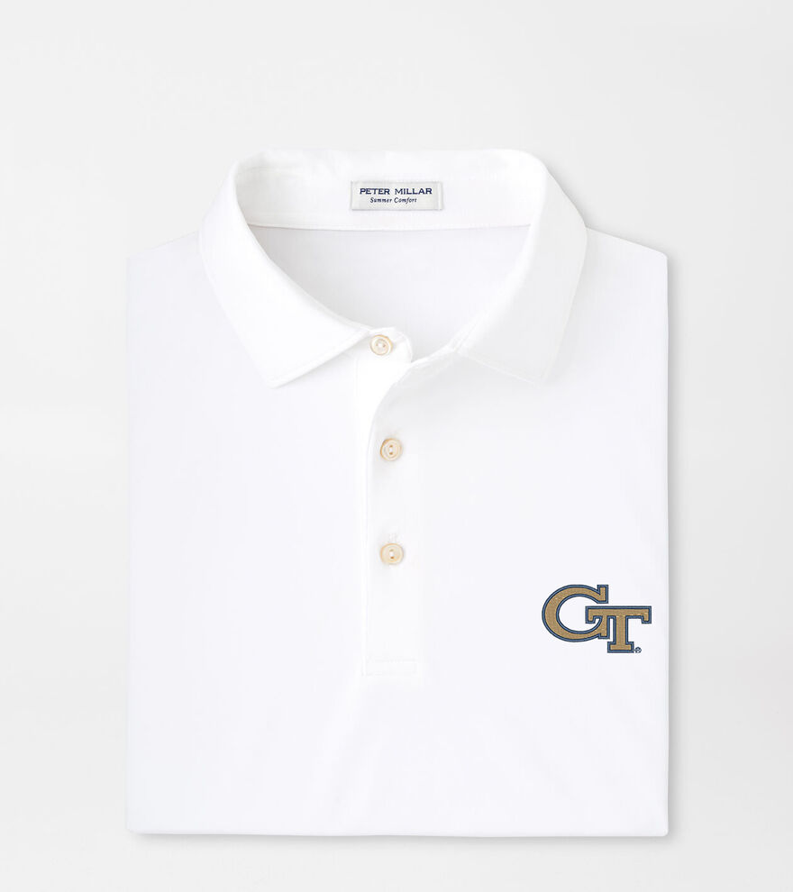 Georgia Tech Solid Performance Jersey Polo image number 1