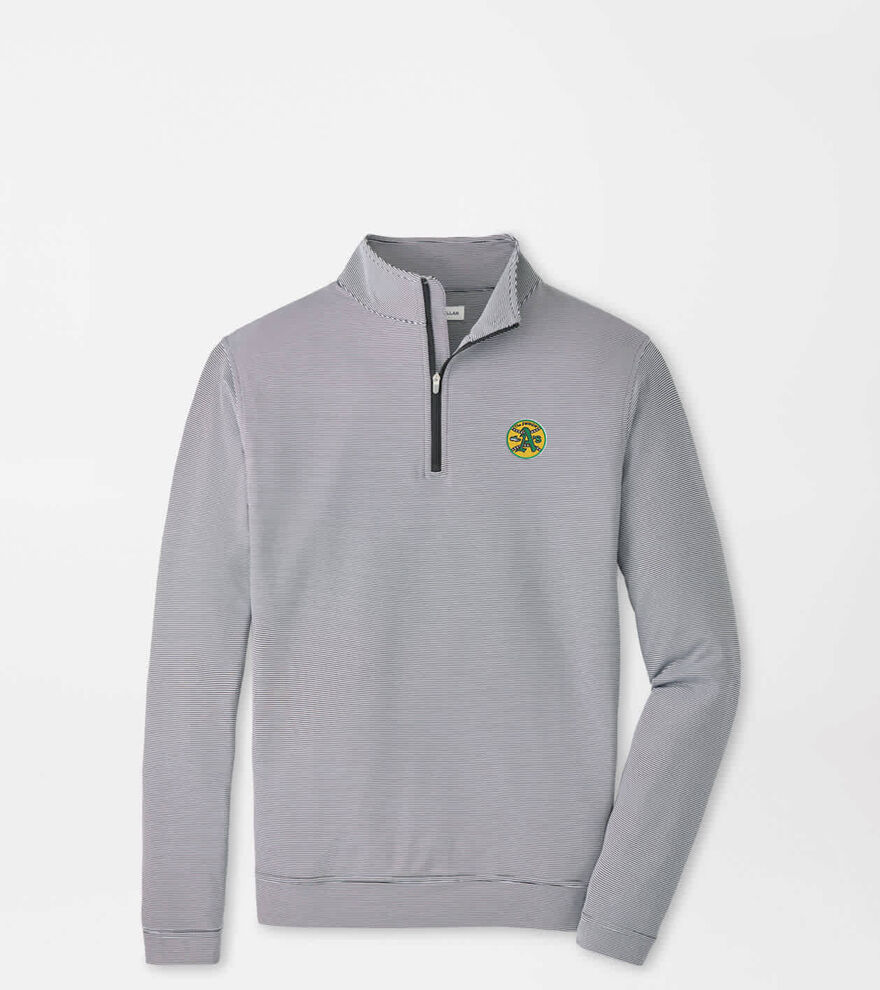 Cooperstown Athletics Perth Sugar Stripe Performance Quarter-Zip