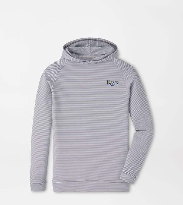 Cooperstown Tampa Bay Rays Pine Youth Sugar Stripe Performance Hoodie
