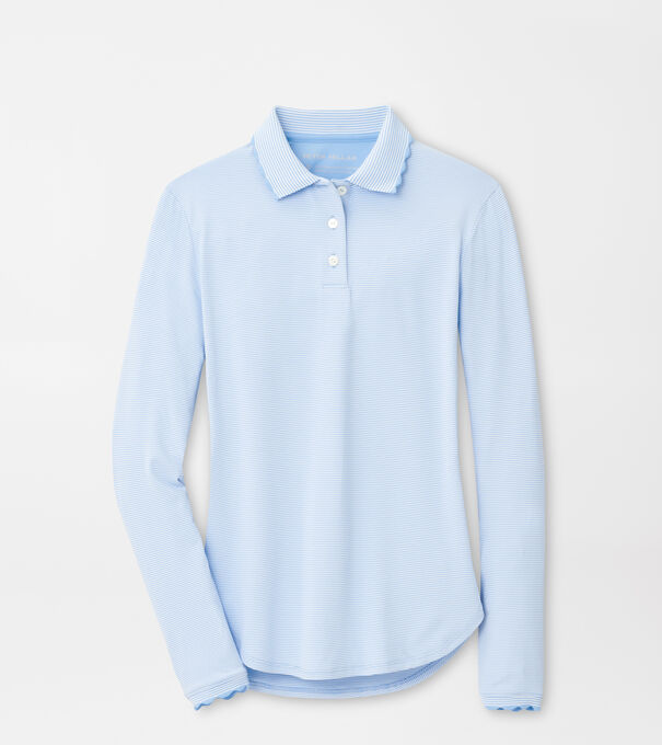 Opal Long-Sleeve Stretch Jersey Polo