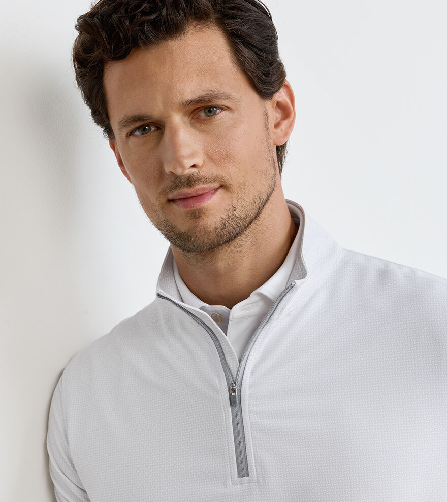Perth Basketweave Performance Quarter-Zip image number 5