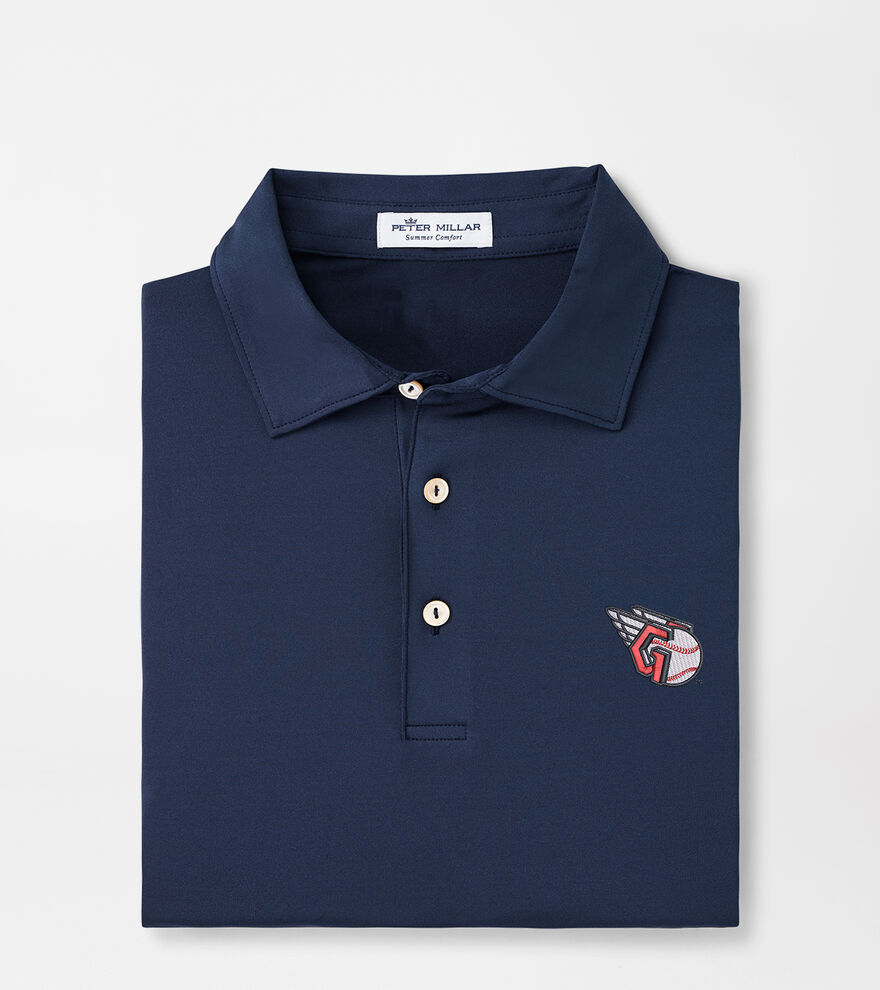 Cleveland Guardians Solid Performance Jersey Polo image number 1