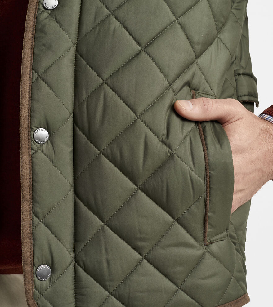 Essex Quilted Travel Vest image number 5