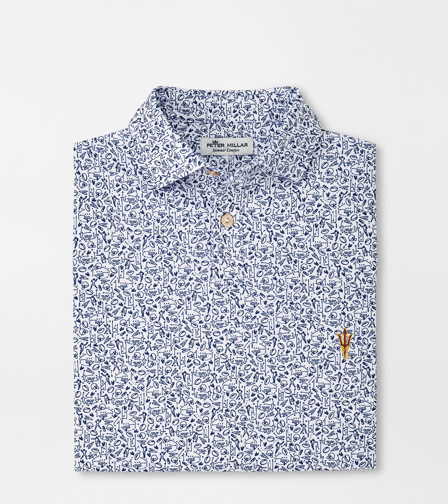 Arizona State Youth Performance Jersey Polo image number 1