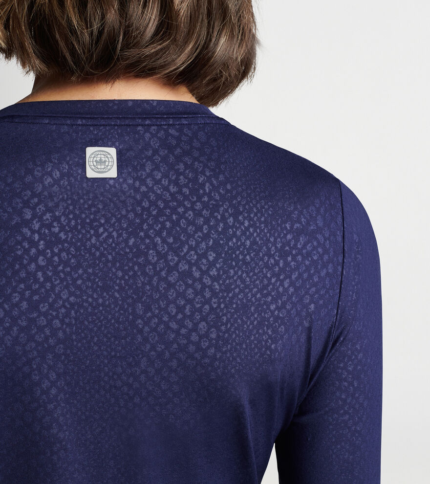 Lunar Long-Sleeve Embossed Performance Tee image number 5