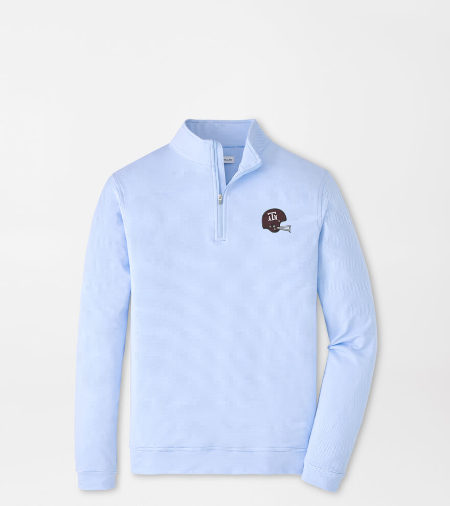 Texas A&M Vault Perth Sugar Stripe Performance Quarter-Zip image number 1