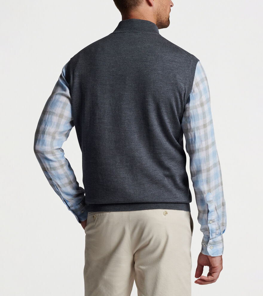Autumn Crest QuarterZip Vest Men's Sweaters Peter Millar