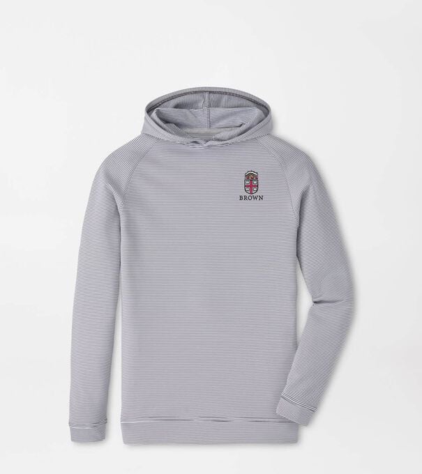 Brown University Pine Youth Sugar Stripe Performance Hoodie
