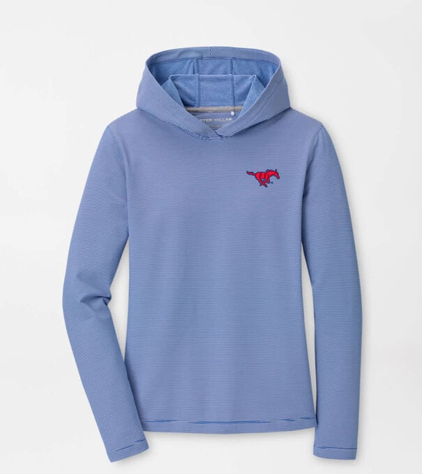 SMU Women's Pine Sugar Stripe Performance Hoodie