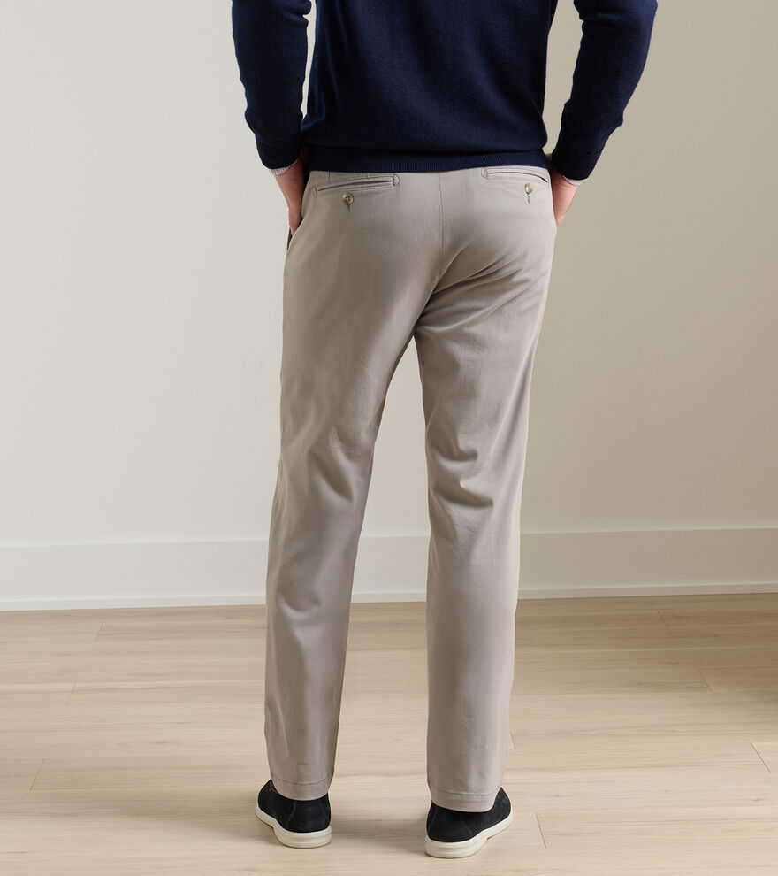 Signature Sateen Flat Front Trouser image number 3