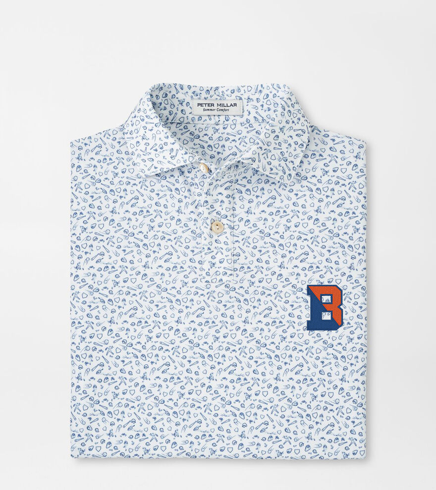 Bucknell Batter Up Youth Performance Jersey Polo image number 1