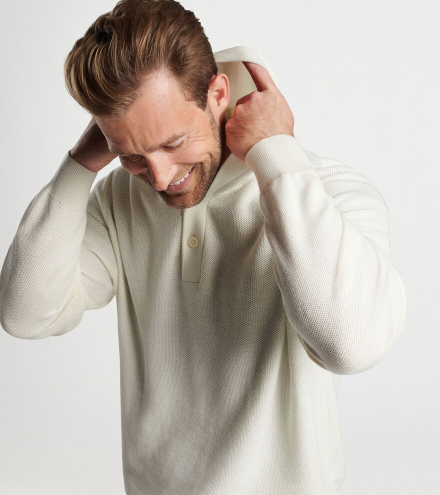 Hickory Henley Hoodie Sweater image number 5