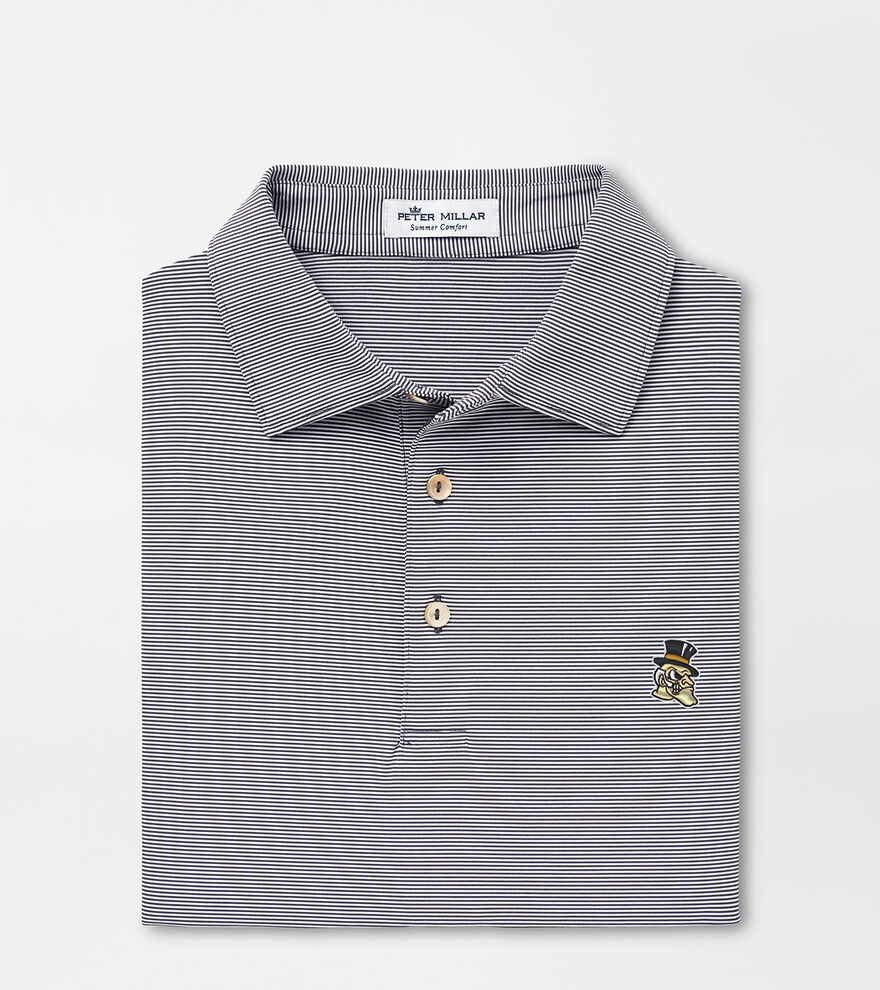 Wake Forest Demon Deacon Jubilee Stripe Performance Polo image number 1