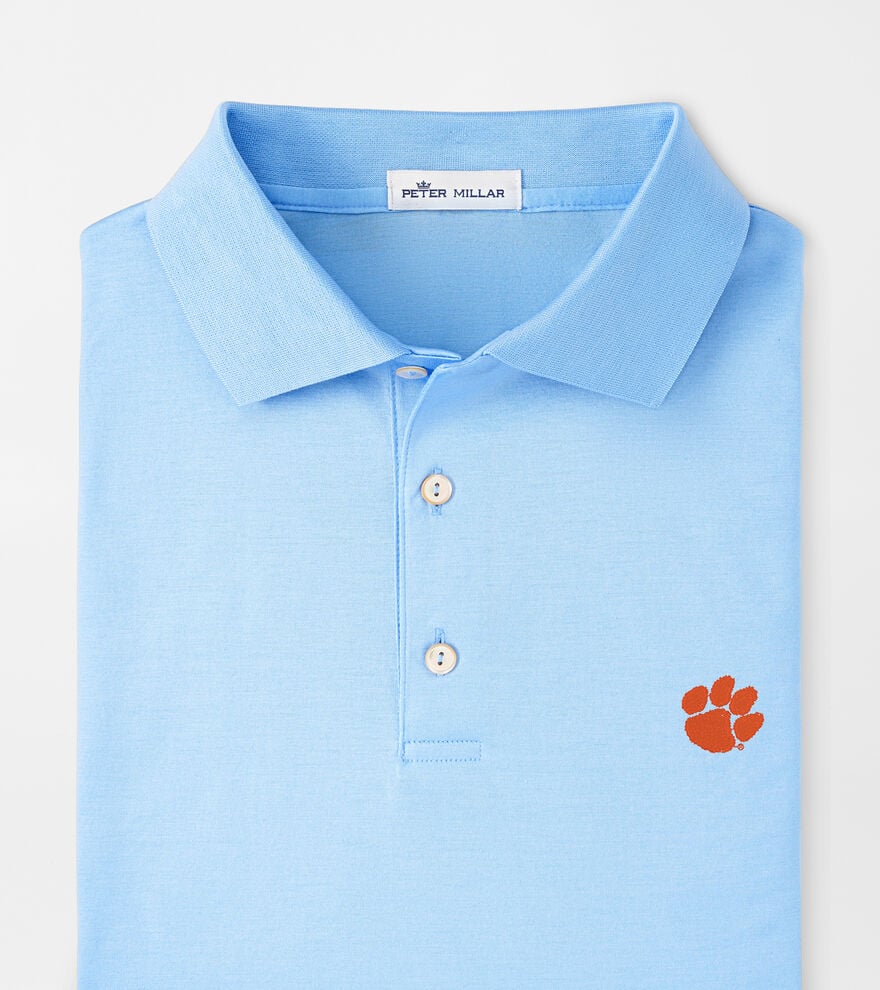 Clemson Solid Cotton Polo image number 1