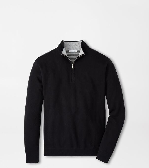 Coolspun Lite Cotton Quarter-Zip Sweater