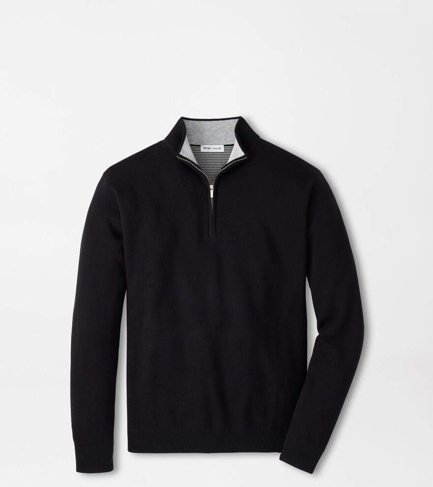 Coolspun Lite Cotton Quarter-Zip Sweater image number 1