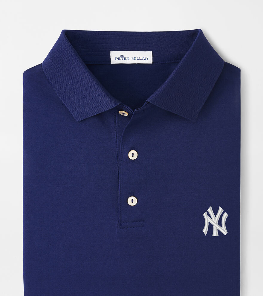 New York Yankees Solid Cotton Polo