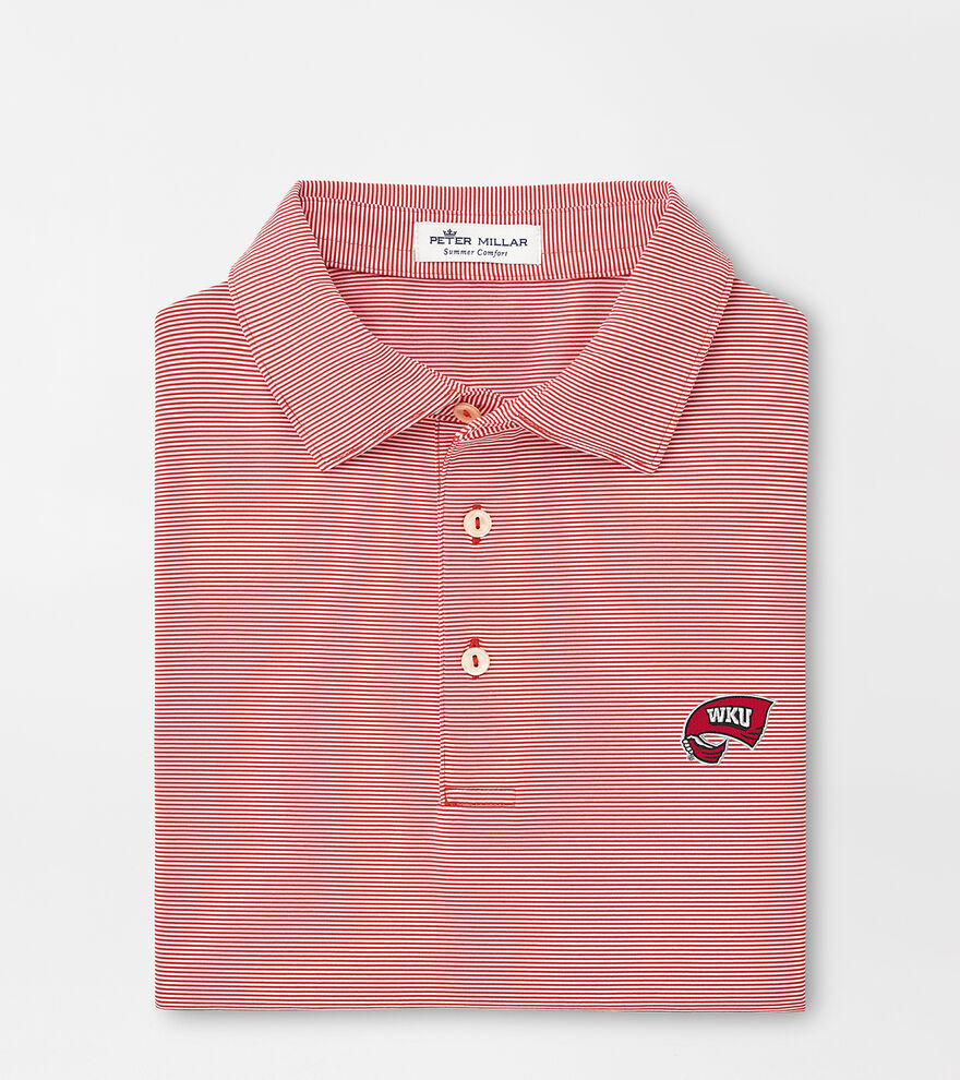 Western Kentucky Jubilee Stripe Stretch Jersey Polo image number 1