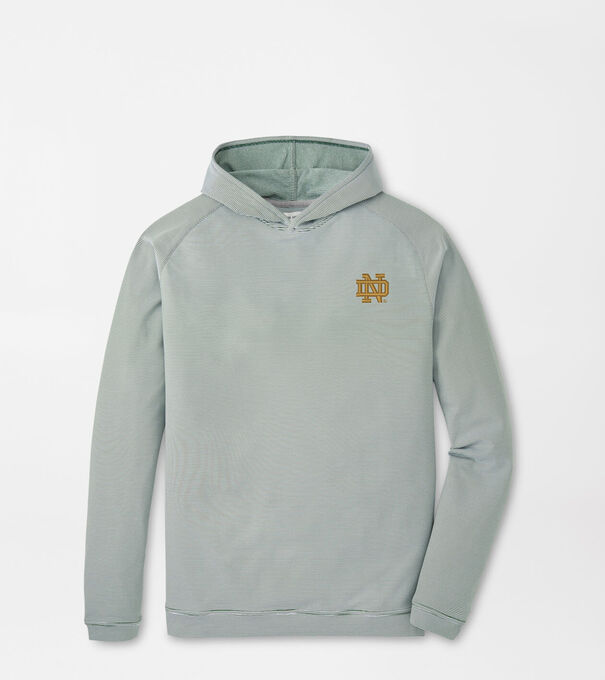 Notre Dame Pine Sugar Stripe Performance Hoodie