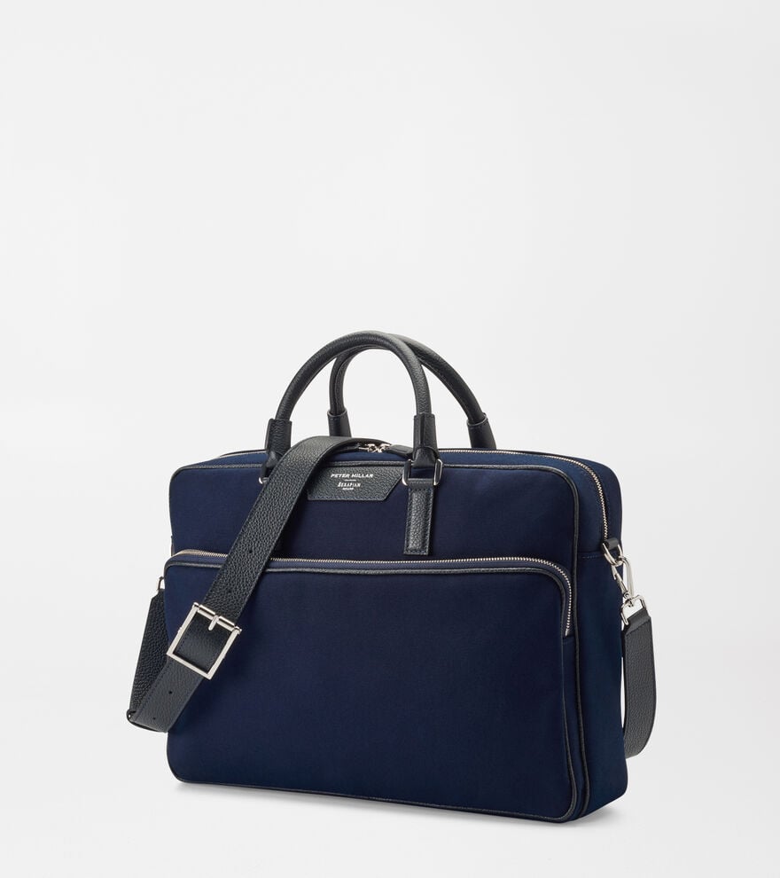 Peter Millar X Serapian Briefcase image number 3