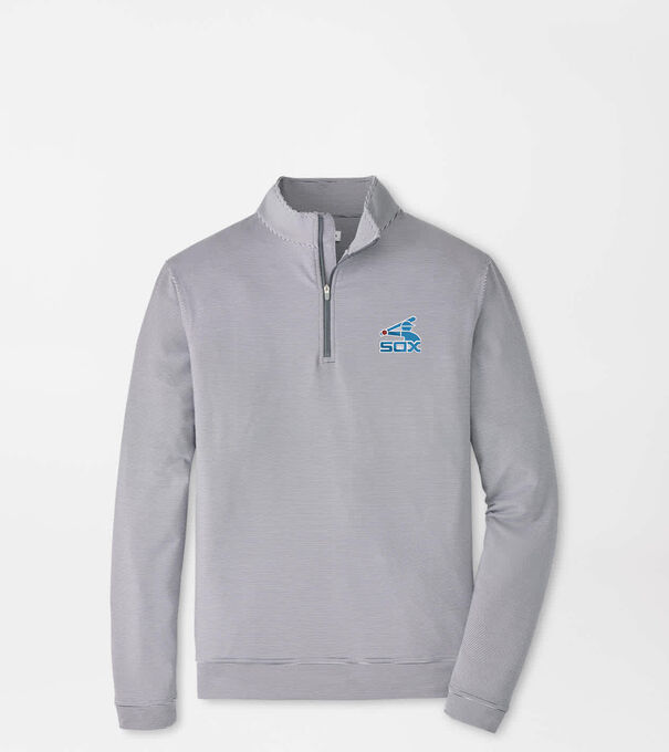 Cooperstown Chicago White Sox Perth Sugar Stripe Performance Quarter-Zip